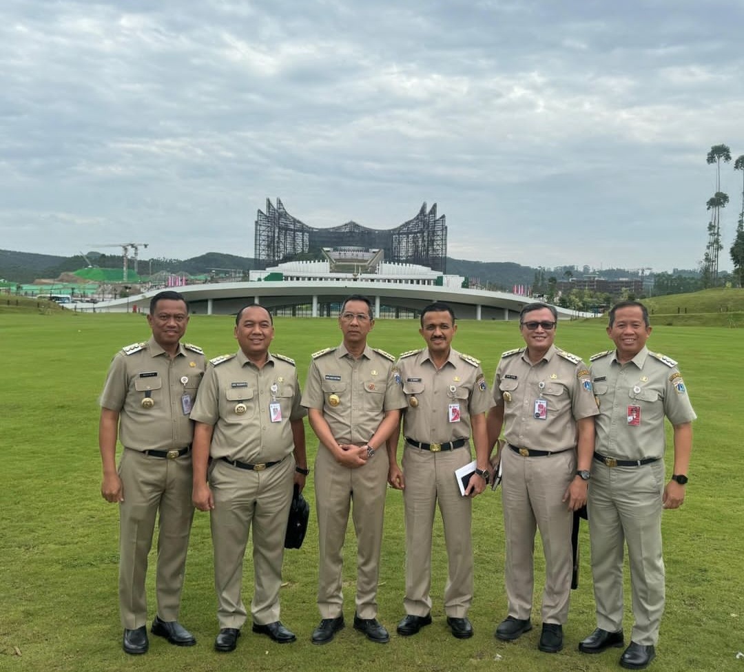 Pj Heru Bersama 5 Wali Kota Jakarta Kunjungi IKN
