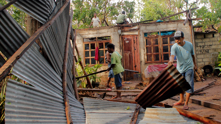 107 Rumah Rusak Dihantam Angin Puting Beliung