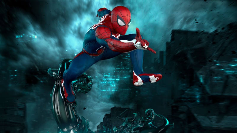 Action Figure Spider-Man Kece dari Sideshow dan PCS Collectibles