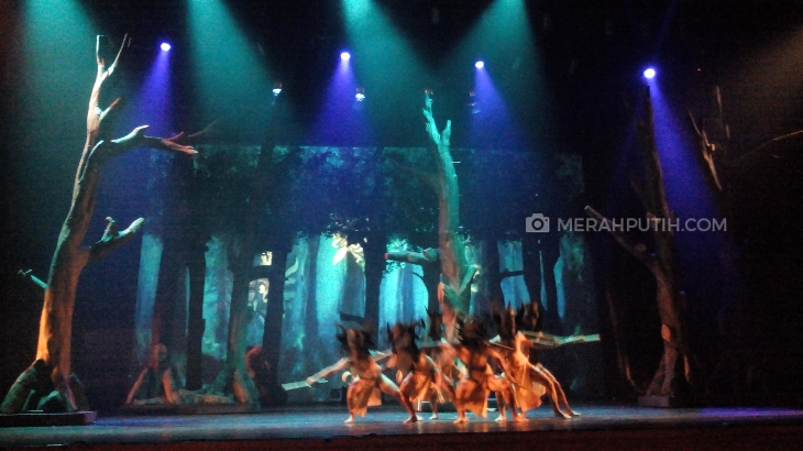 Pertunjukan Teater Bawi Lamus. (MP/Zaimul Haq)