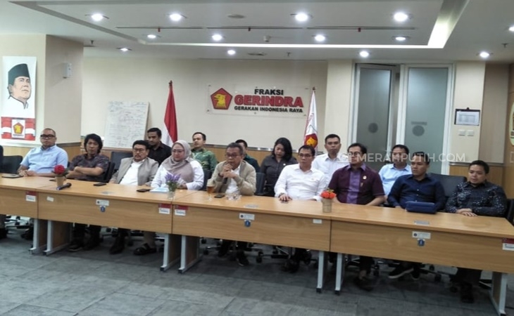 Para anggota Fraksi Gerindra di DPRD DKI Jakarta 