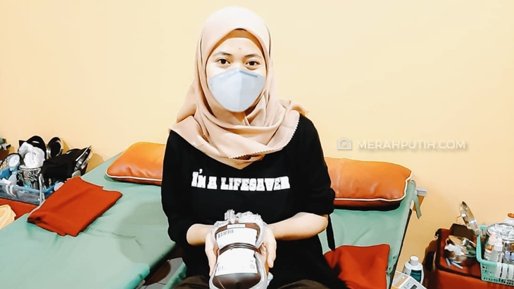 Nur Azizah (28) penggagas aksi #donordirumahaja.  (Foto: MP/Kanugrahan)