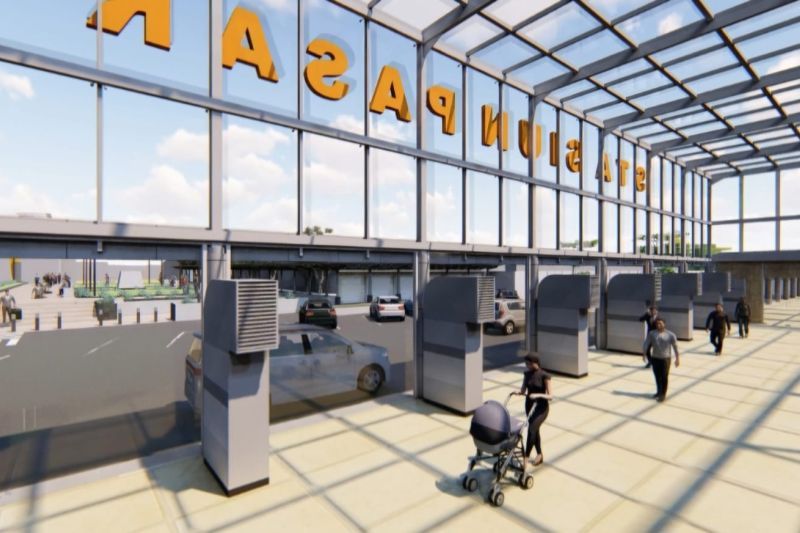 Hall Stasiun Pasar Senen Bakal Dilengkapi Pendingin Ruangan