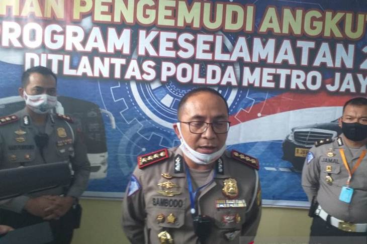 Dirlantas Polda Metro Jaya, Kombes Polisi Sambodo Purnomo Yogo di Jakarta, Rabu (15/4/2020). (ANTARA/HO-Polda Metro Jaya)