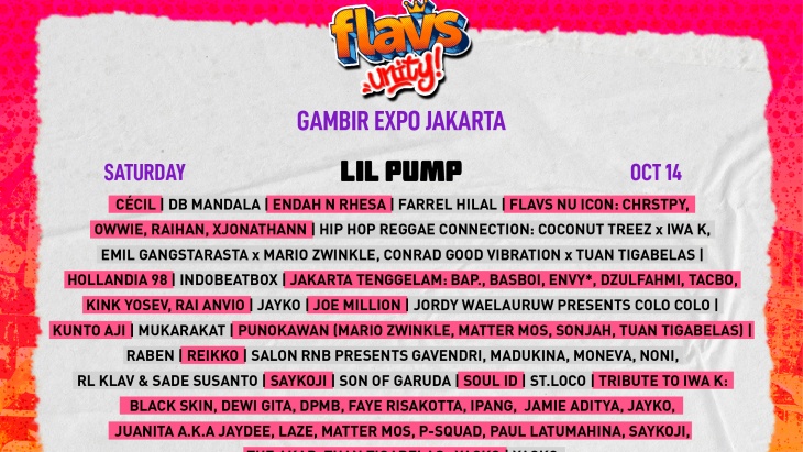 FLAVS Festival 2023 Umumkan Final Line Up