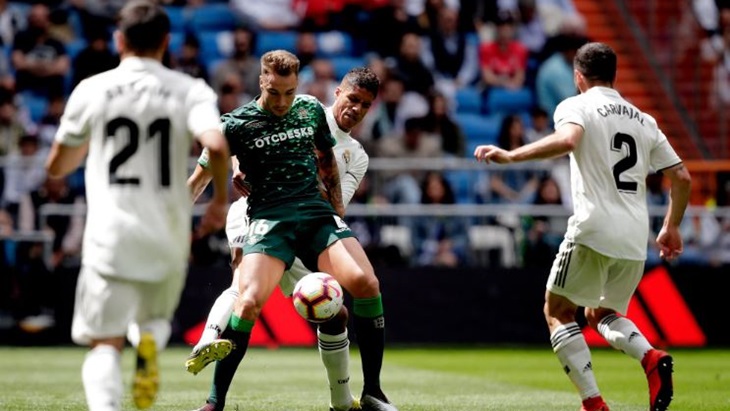 Real Betis menang 2-0 di Santiago Bernabeu (Twitter)