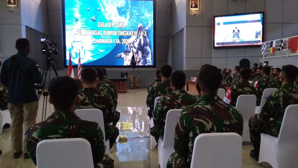 Panglima Komando Armada I (Pangkoarmada I) Laksamana Muda TNI Ahmadi Heri Purwono