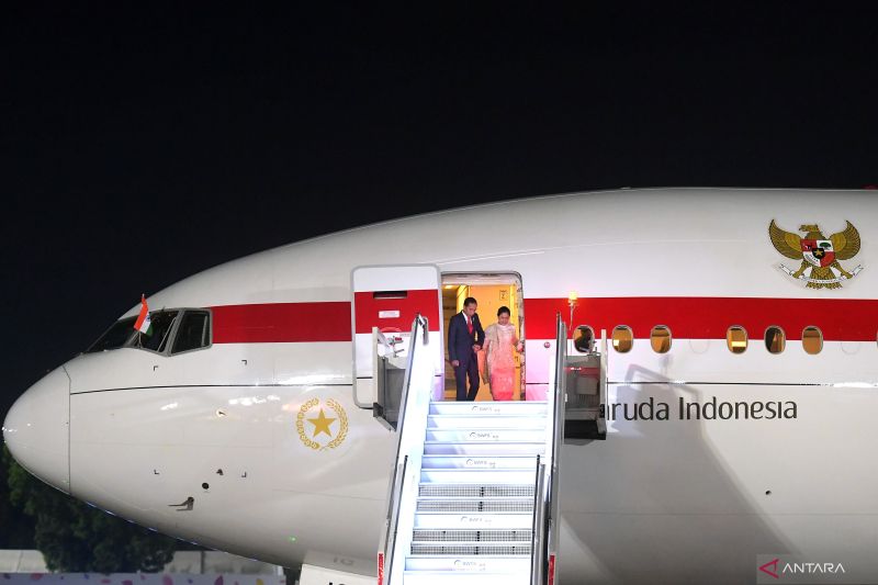 Jokowi Tiba di India untuk Hadiri KTT G20