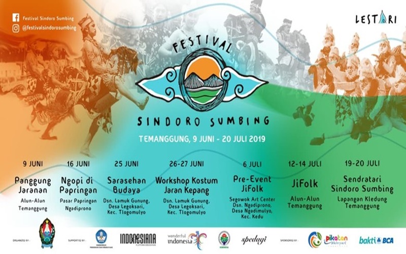 Agenda kegiatan Festival Sindoro Sumbing 2019