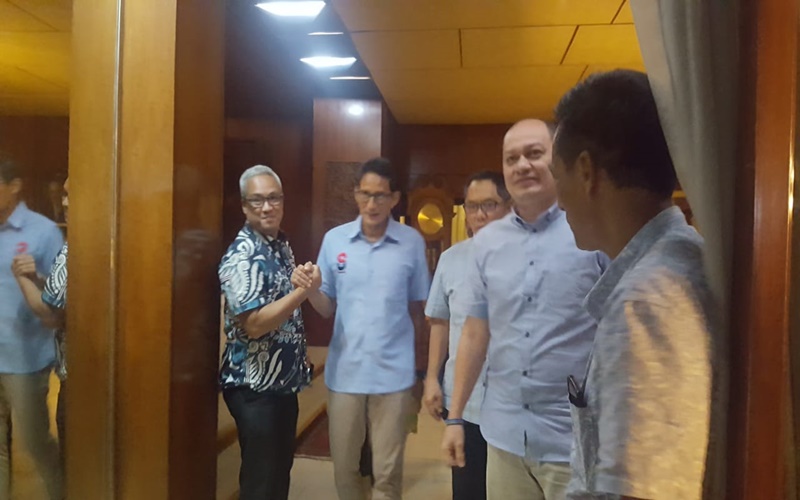 Sandiaga Uno bertemu sahabatnya Boy Sadikin