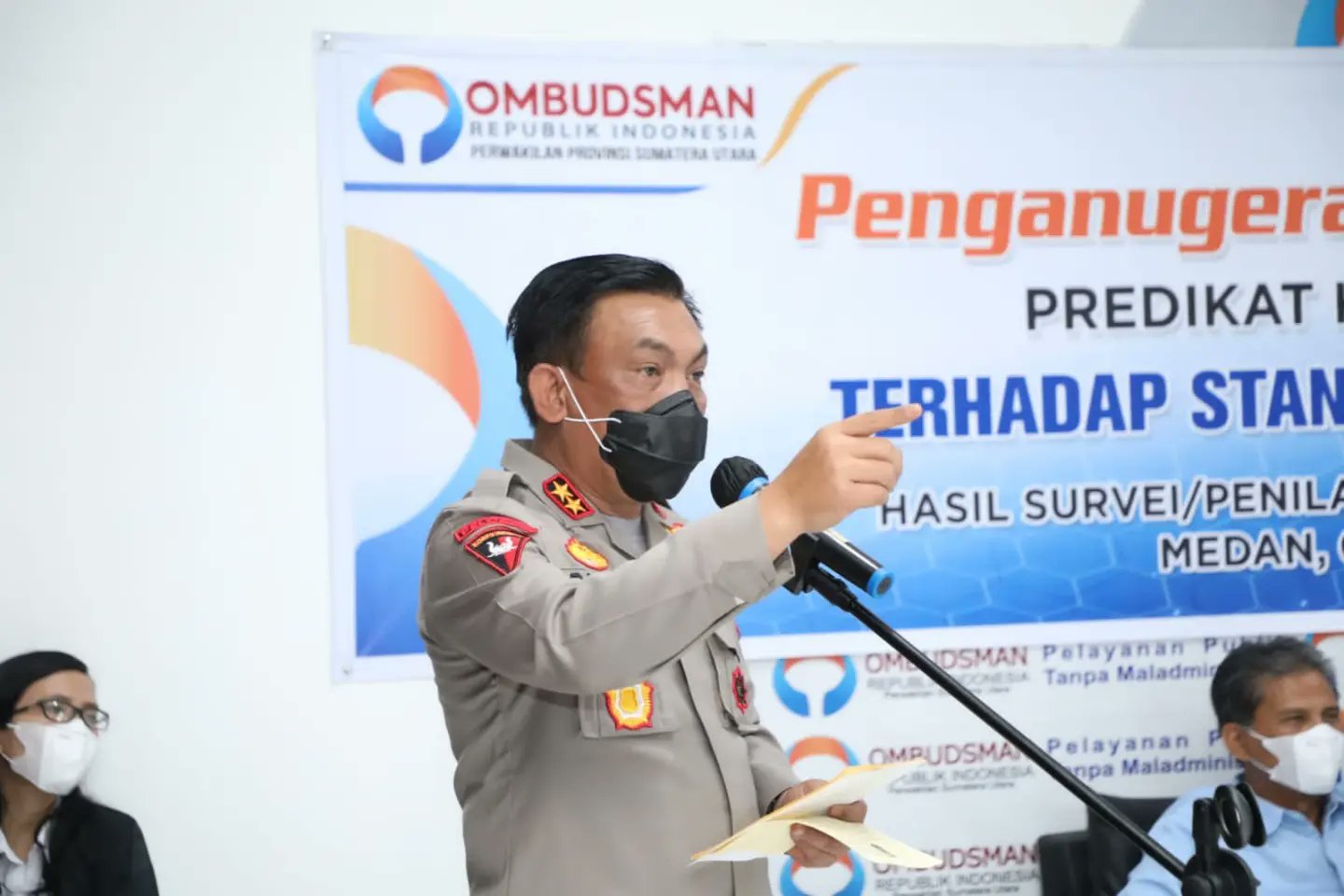 Kapolda Sumut Inspektur Jenderal (Irjen) Pol. Panca Putra di Medan, Rabu