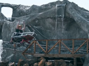 Kreatif di Masa Lockdown, Pria ini Bangun Roller Coaster di Rumahnya