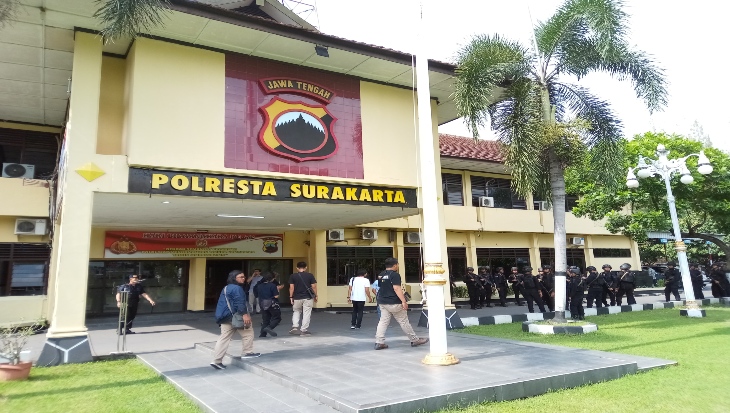 Mapolresta Surakarta, Jawa Tengah. (MP/Ismail)