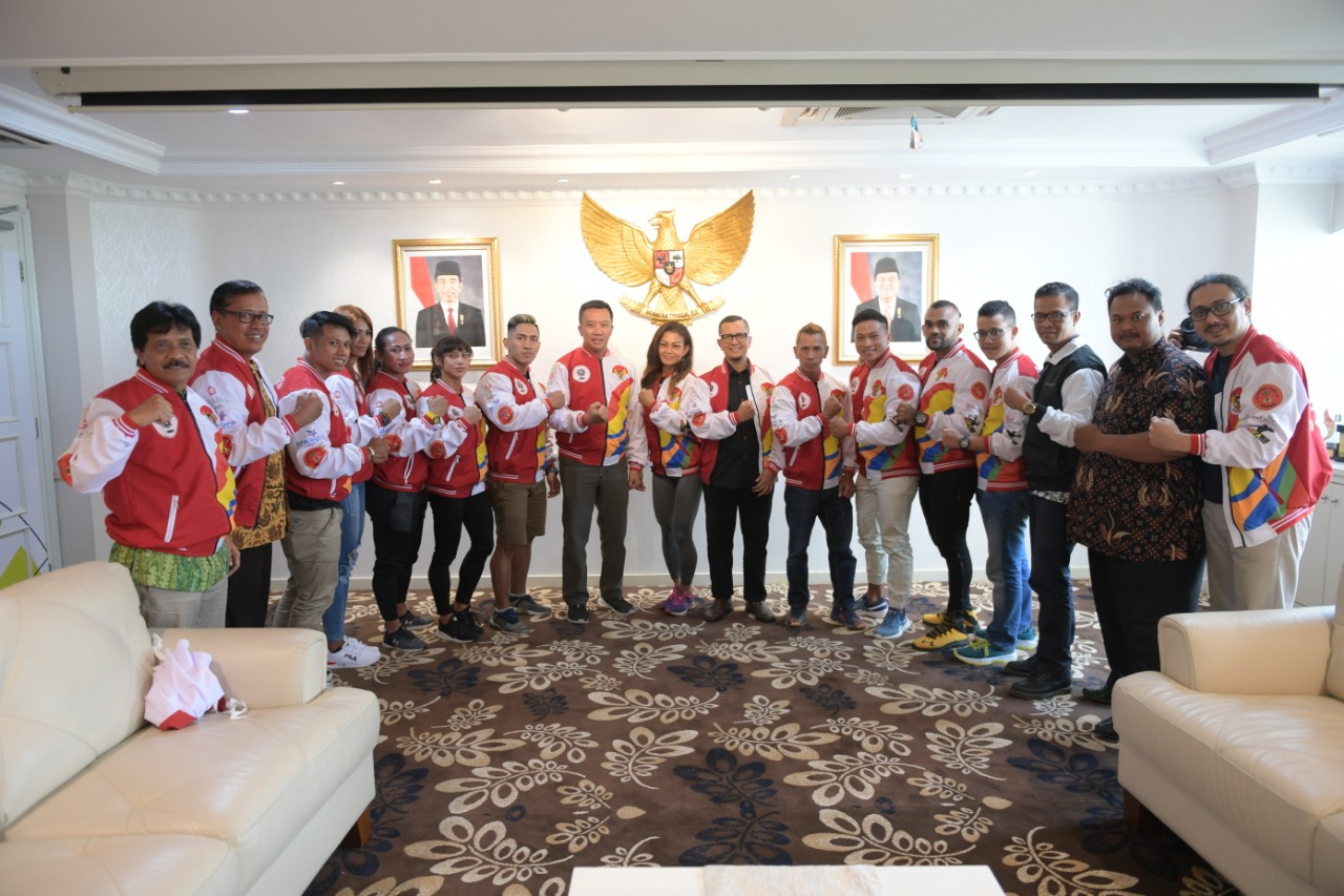 Menpora Doakan Atlet Perbafi Berprestasi di Kejuaraan NABBA/WFF di Singapura