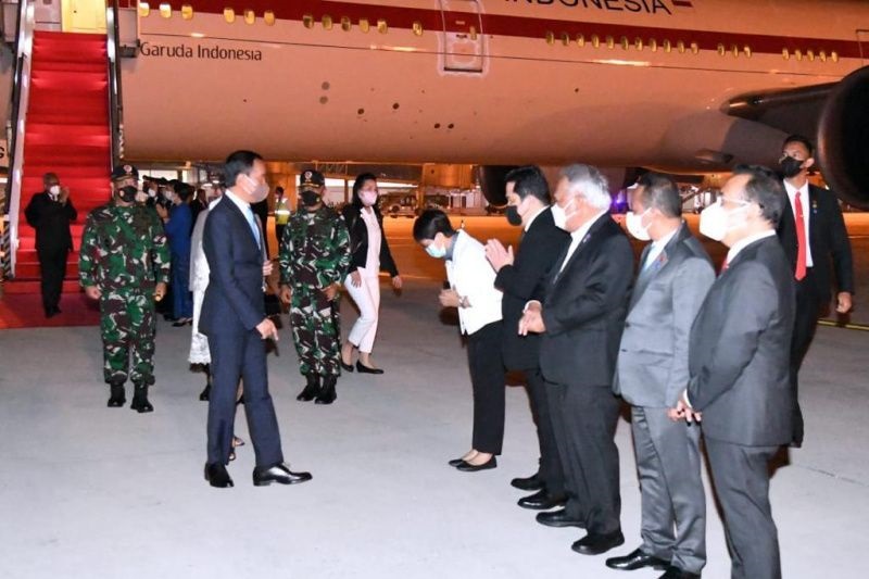 Jokowi Telah Tiba di Tanah Air