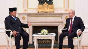 Momen Pertemuan Presiden Prabowo dengan Presiden Putin di Istana Kremlin Rusia