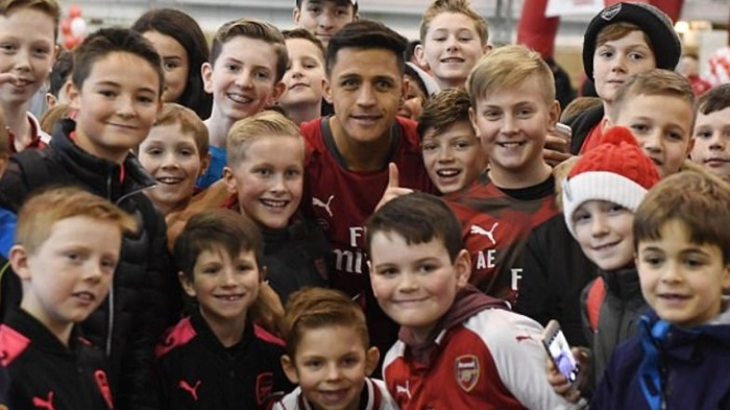 Arsenal Rayakan Natal dengan 150 Anak-anak