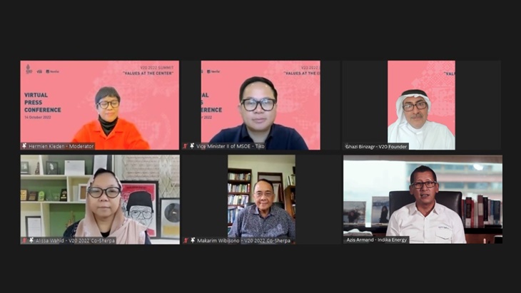 V20 Tekankan Pentingnya Nilai untuk Bangkitkan Pemulihan Global