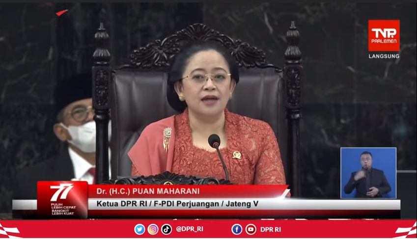 Pidato Lengkap Puan Soroti Ketimpangan di Rapat Paripurna Penyampaian RUU APBN 2023