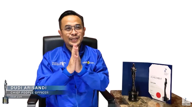 Tiket.com menerima dua penghargaan dari HRAsia Award 2021. (Foto: ist)