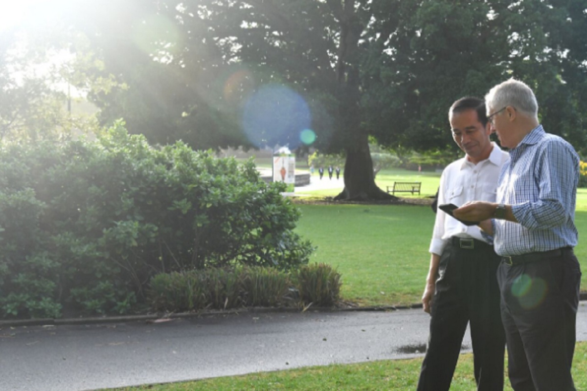 Presiden Jokowi dan Malcolm Turnbull