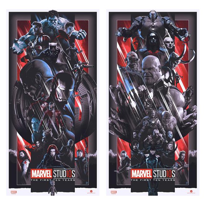 Poster dengan warna biru (Sumber: Bottleneck Gallery)