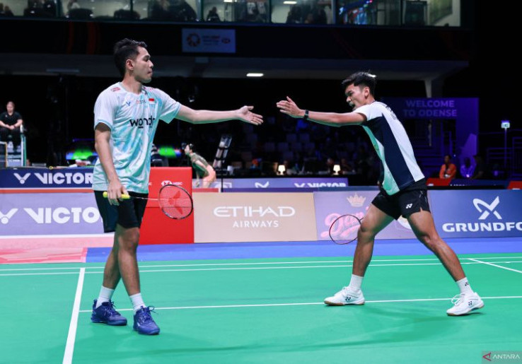 Fajar/Fikri Waspadai Motivasi Tinggi Ganda Putra Inggris Lane/Vendy di Perempat Final Denmark Open 2025