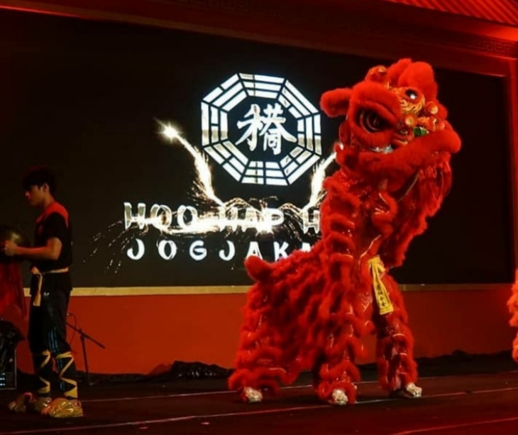 Barongsai dalam Pekan Budaya Tionghoa. (Foto: Humas Pemkot Yogyakarta)