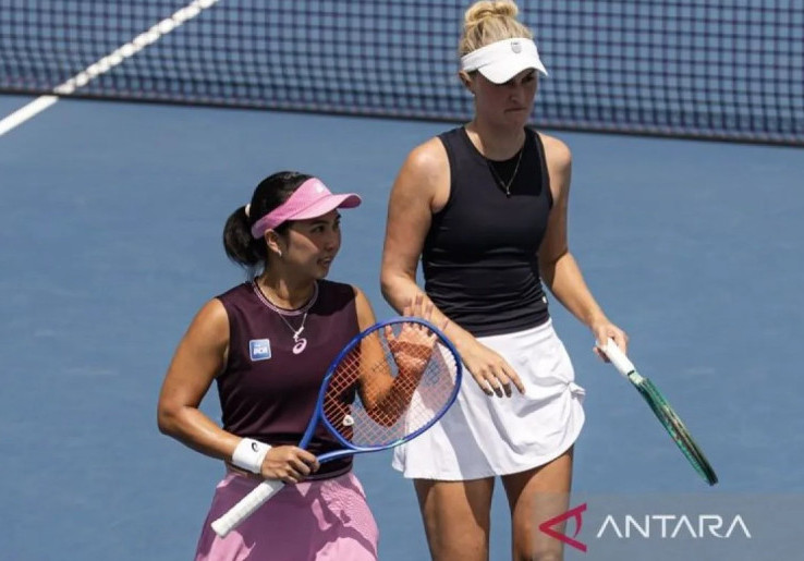 Petenis Indonesia Aldila Sutjiadi Cetak Sejarah di US Open 2026, Tembus Perempat Final Ganda Putri