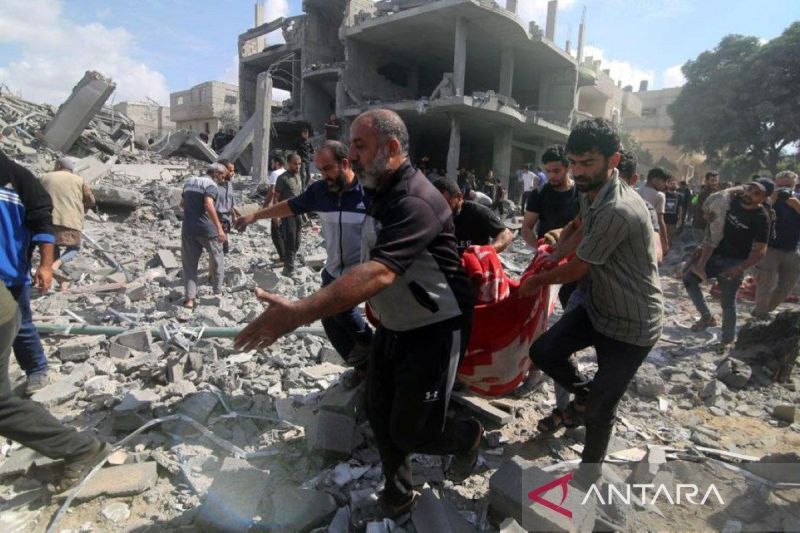 700 Ribu Warga Gaza Mengungsi ke Sekolah PBB