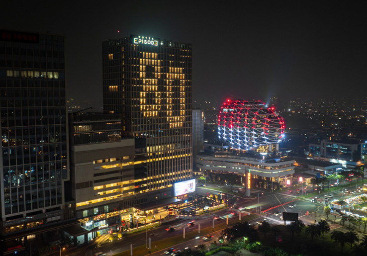 Hotel Episode dan Hotel JHL Solitaire Rayakan HUT Ke-80 RI dengan Kemilau Merah Putih di Jantung Gading Serpong 
