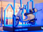 Intip Teknologi Pintar di Vespa Elettrica 