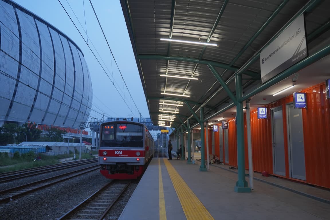 Stasiun JIS Mulai Layani Commuter Line Tanjung Priok, Akses ke Stadion makin Mudah