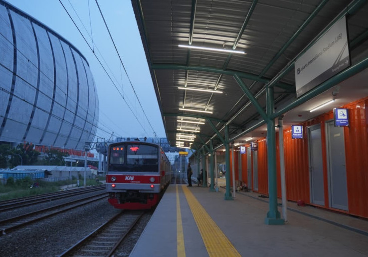 Stasiun JIS Mulai Layani Commuter Line Tanjung Priok, Akses ke Stadion makin Mudah