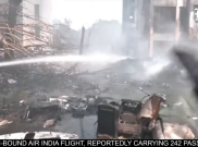 Pesawat Boeing 787 Air India Jatuh dan Terbakar setelah Lepas Landas, Banyak Korban Jiwa