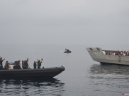 KRI Semarang-594 Pembawa WNI ABK World Dream Segera Merapat di Tanjung Priok