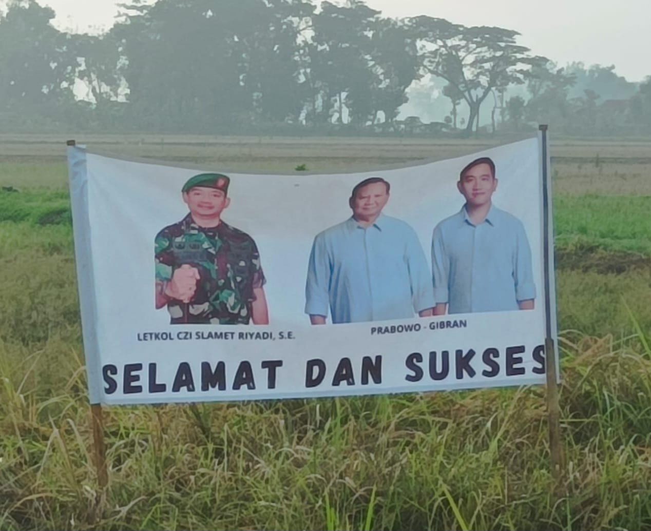 Bantah Terlibat Spanduk 'Sukses Prabowo-Gibran', Dandim Duga Mainan Oknum
