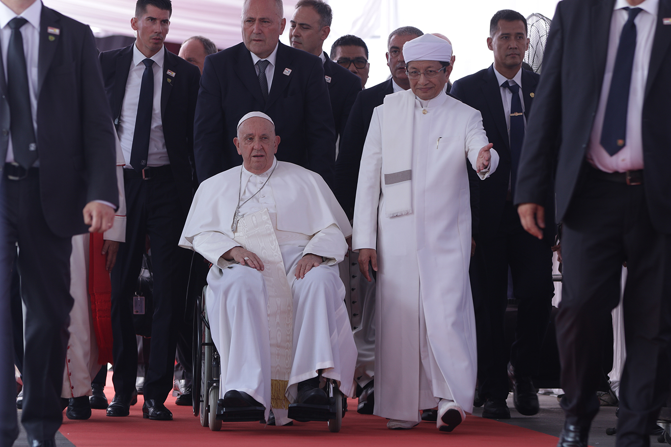 Momen Haru Paus Fransiskus Hadiri Interreligious Meeting di Masjid Istiqlal