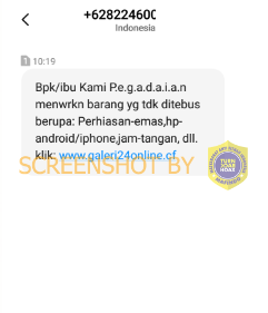Tangkapan layar hoaks. (Foto: Antara)