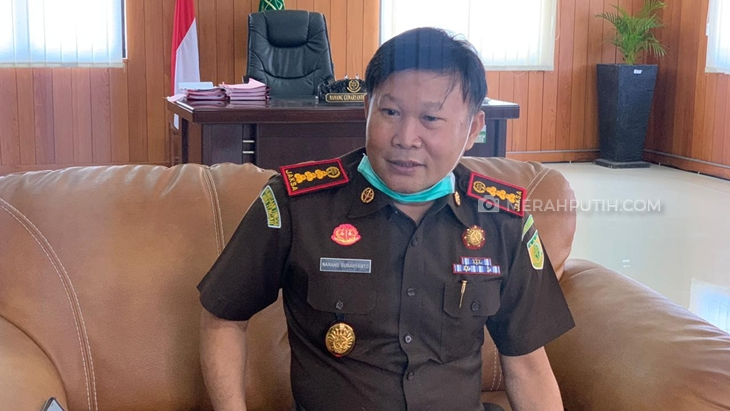 Kepala Kejari Solo, Nanang Gunaryanto, Kamis (27/8). (MP/Ismail)