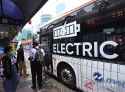 400 Bus Listrik TransJakarta Ditargetkan Beroperasi sampai 2025