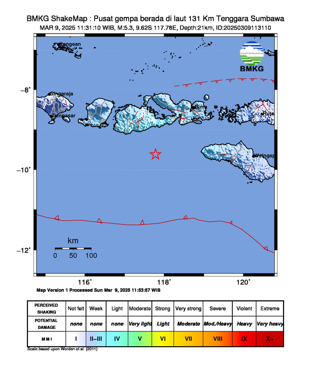 Gempa Bumi Guncang Sumbawa NTB, BMKG: Tak Berpotensi Tsunami