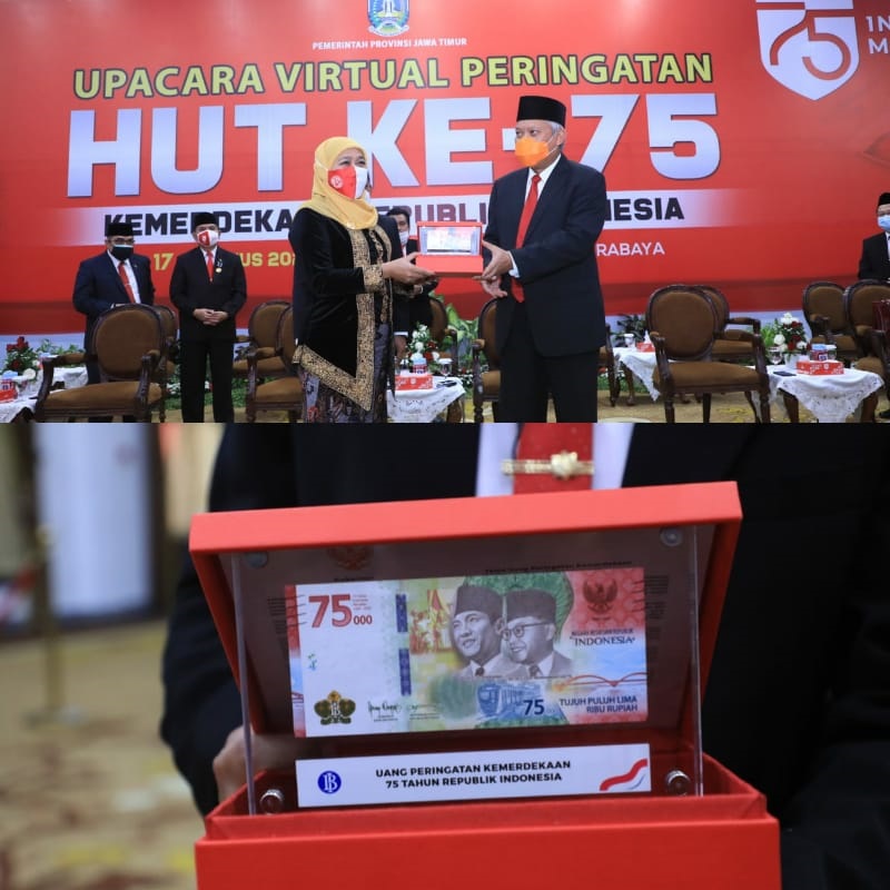 Khofifah Nilai Desain Uang RP75.000 Indonesia Banget