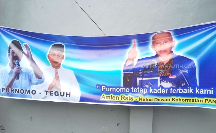  Muncul Spanduk Amien Rais Sebut Punomo Kader Terbaik PAN, DPW Jateng Bertindak