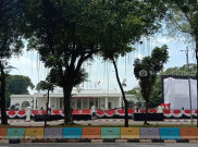 Panggung Upacara HUT Ke-75 RI Sudah Berdiri di Istana Presiden