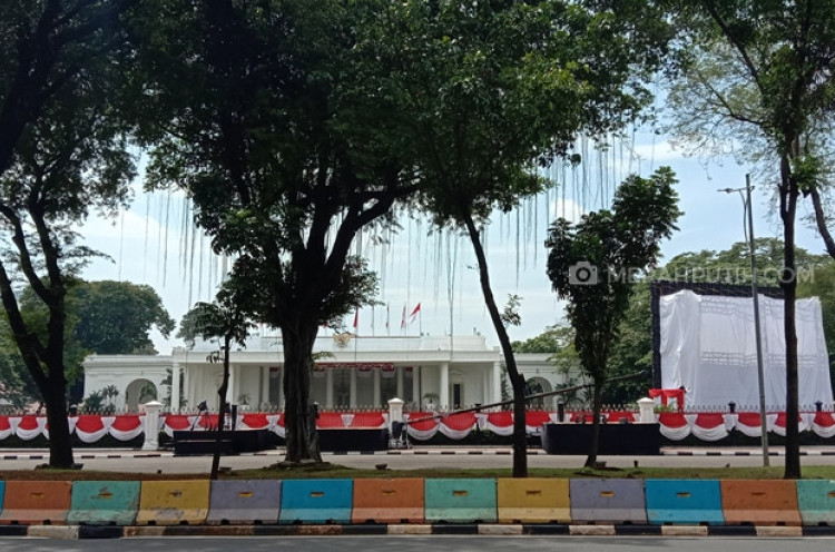 Panggung Upacara HUT Ke-75 RI Sudah Berdiri di Istana Presiden
