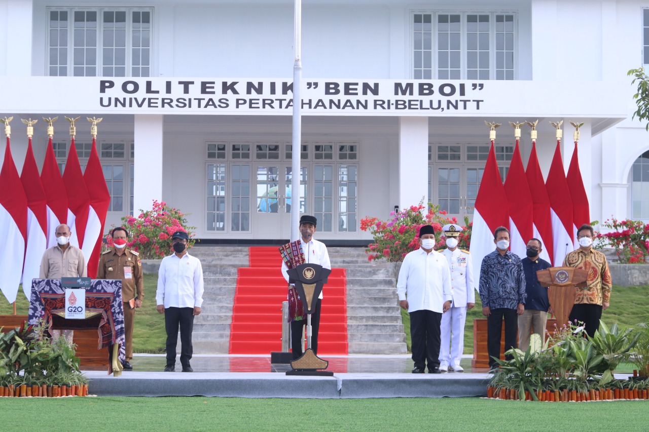 Jokowi Resmikan Politeknik Ben Mboi di NTT, Berharap Dapat Lahirkan SDM Unggul