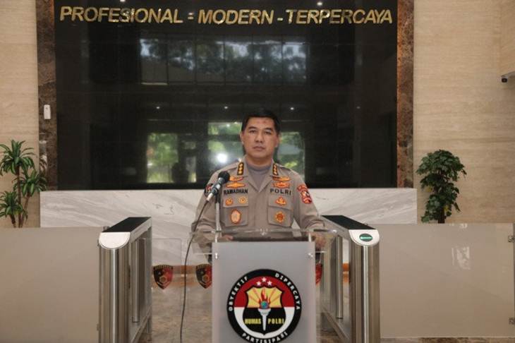 Kepala Bagian Penerangan Umum Polri Kombes Pol. Ahmad Ramadhan. ANTARA/HO-Humas Polri