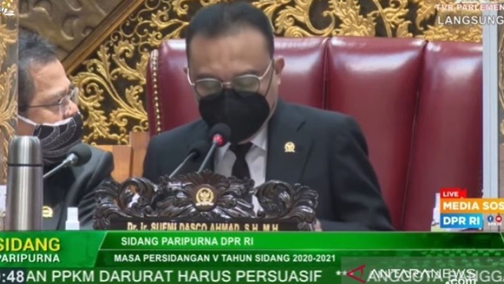 DPR Sahkan RUU HKPD Jadi UU, Fraksi PKS Menolak