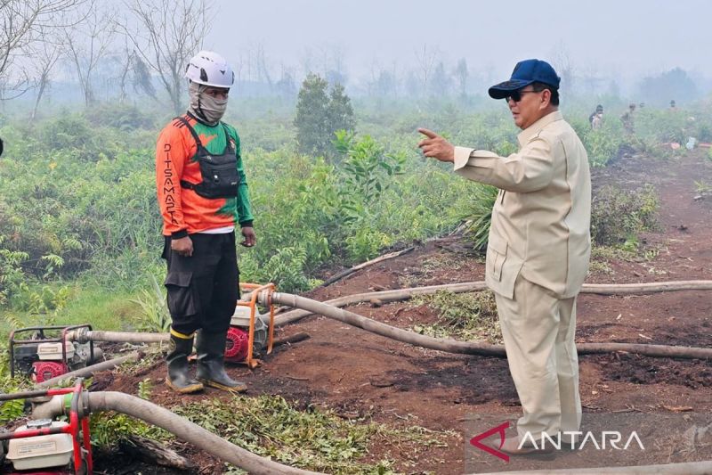 306 Hotspot Terdeteksi di Riau, Prabowo Tak Mau Tunggu Jadi Kebakaran: Sumur Bor Diminta Segera Dibangun